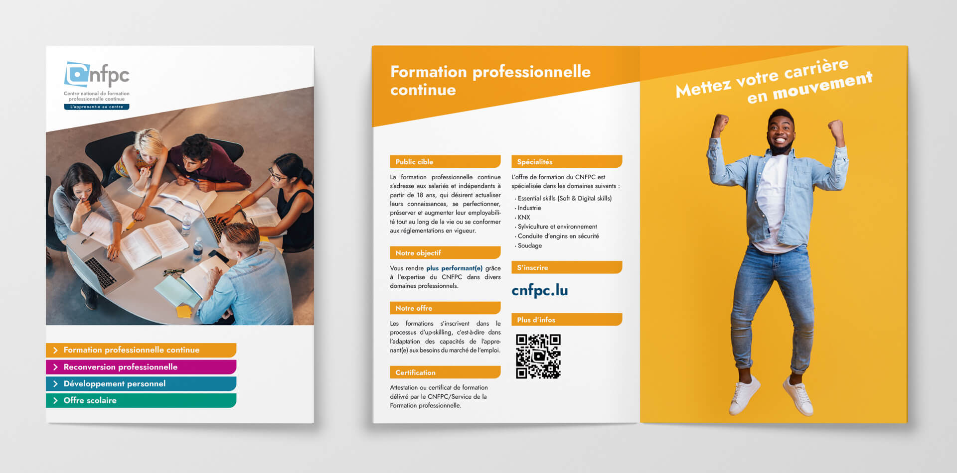 conception brochure cnfpc ministere éducation Luxembourg