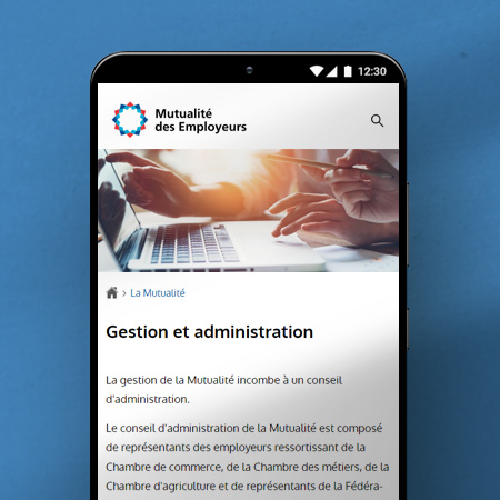 Création web pour des administrations au Luxembourg